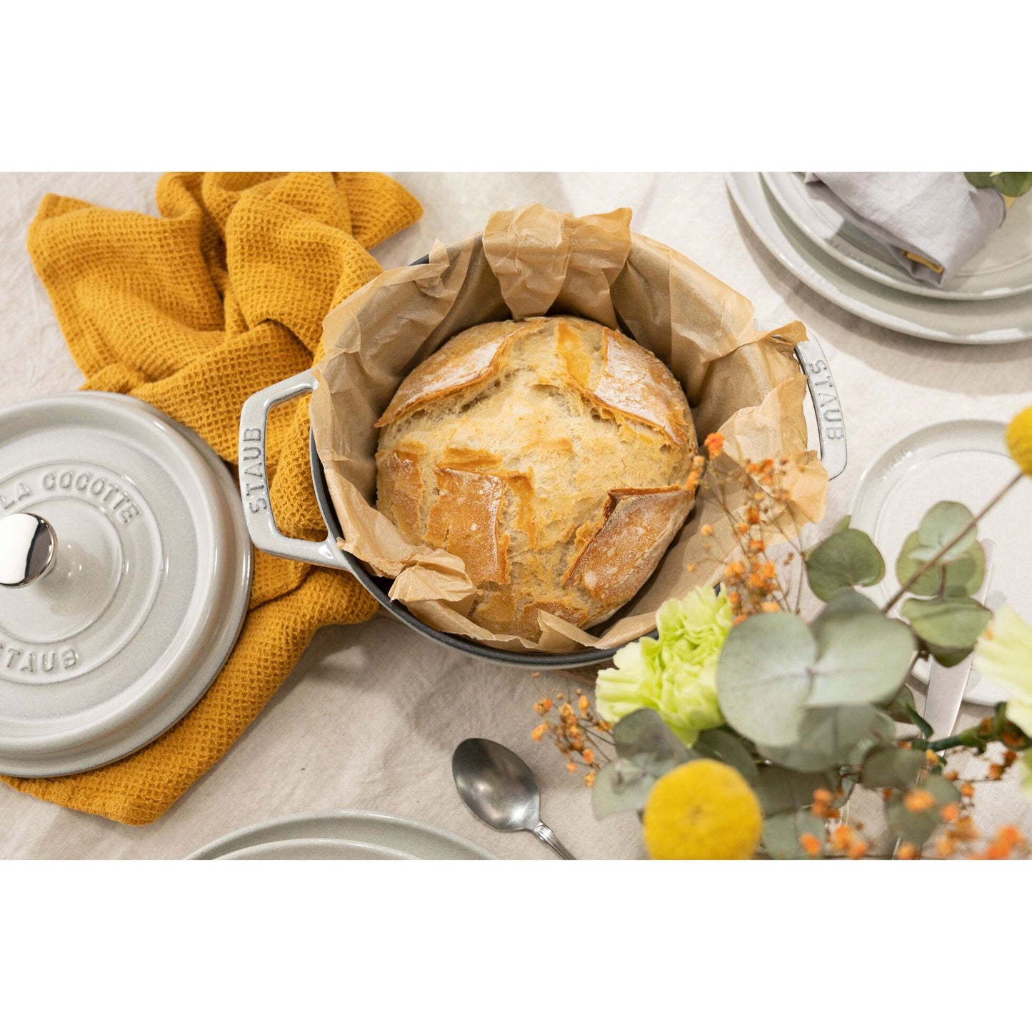 Staub La Cocotte 5.25L - White Truffle