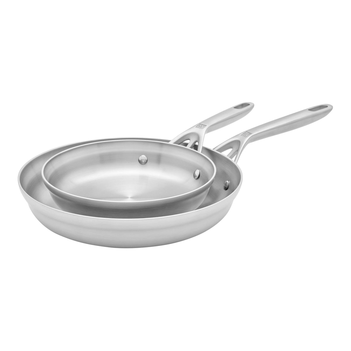 Zwilling Motion Stainless Steel 2pc Fry Pan Set