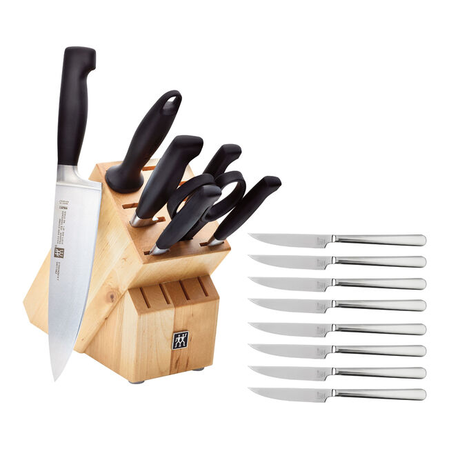 Zwilling Four Star 8pc Knife Block Set