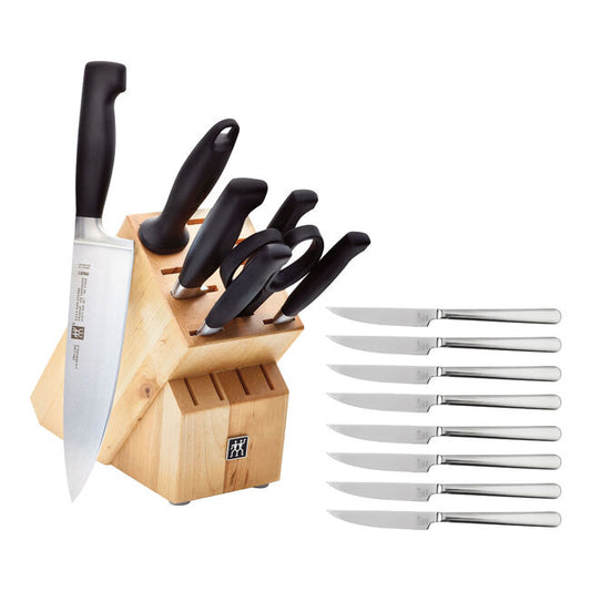 Zwilling Four Star 8pc Knife Block Set