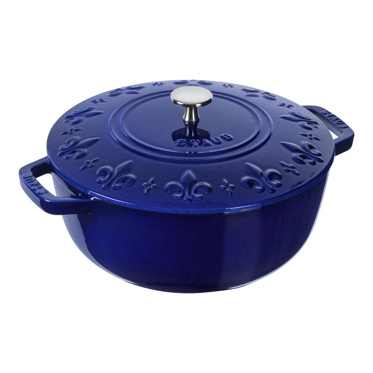 Staub La Cocotte 3.60L - Dark Blue Fleur-de-lis