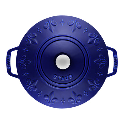 Staub La Cocotte 3.60L - Dark Blue Fleur-de-lis