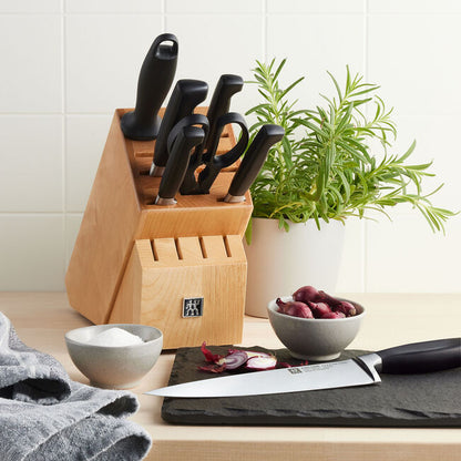 Zwilling Four Star 8pc Knife Block Set