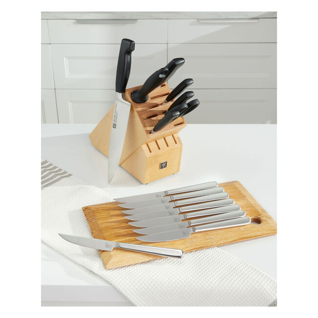 Zwilling Four Star 8pc Knife Block Set