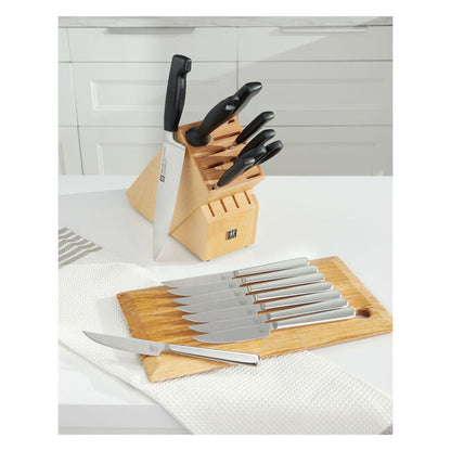 Zwilling Four Star 8pc Knife Block Set