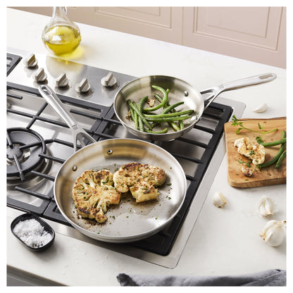 Zwilling Motion Stainless Steel 2pc Fry Pan Set